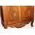 Vetrinetta provenzale fine 800 inizio 900 in legno di noce con decori dorati
