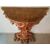 Console in legno laccato e dorato
