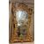 SPECC567 - Specchiera Liberty con ricca cornice scolpita a volute, epoca '900, misure cm L 105 x H 207