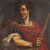 Raro dipinto italiano ritratto di Giulio Cesare del XVII secolo
