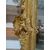 Grande specchiera dorata a foglia scolpita con putti e volute primi 1800 Torino