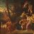 Grande quadro italiano del XVII secolo, Zeus infante e la capra Amaltea sul monte Ida