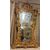 SPECC567 - Specchiera Liberty con ricca cornice scolpita a volute, epoca '900, misure cm L 105 x H 207