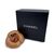 CHANEL Spilla Vintage in Pelle Col. Marrone Camelia
