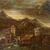 Dipinto Paesaggio con Figure e Mandria