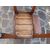 SGABELLI IN ROVERE MASSELLO E PIANO RIVESTITO IN MOGANO ANNI 50 STILE GIO PONTI