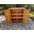 CREDENZA MOBILE IN BAMBOO CON RIPIANI ANNI 70 LUCIDATO A GOMMALACCA