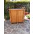 CREDENZA MOBILE IN BAMBOO CON RIPIANI ANNI 70 LUCIDATO A GOMMALACCA