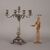 Candelabro in Argento F.lli Di Leone Milano Italia Seconda Metà '900