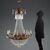Lampadario a Mongolfiera Italia Ultimo Quarto XIX Secolo
