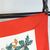 GUCCI Foulard Vintage in Seta Col. Rosso Flora