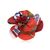 HERMES Spilla in Seta Col. Rosso