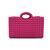 VALENTINO GARAVANI Borsa a Mano in Plastica Col. Rosa Le Troisieme M