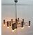 Lampadario 12 luci di Gaetano Sciolari, anni '70