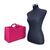 VALENTINO GARAVANI Borsa a Mano in Plastica Col. Rosa Le Troisieme M