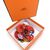 HERMES Spilla in Seta Col. Rosso