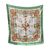 GUCCI Foulard Vintage in Seta Col. Verde 1973