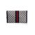 GUCCI Pochette Vintage in Tela Col. Blu Ophidia M