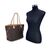 LOUIS VUITTON Borsa Shopper in Tela Col. Marrone Neverfull L