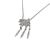 DIOR Collana Vintage in Metallo Col. Argento