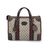 GUCCI Borsa a Mano Vintage in Tela Col. Marrone L