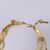 YVES SAINT LAURENT Collana Vintage in Metallo Col. Oro
