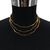 YVES SAINT LAURENT Collana Vintage in Metallo Col. Oro