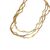 YVES SAINT LAURENT Collana Vintage in Metallo Col. Oro