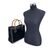 GUCCI Borsa Shopper Vintage in Camoscio Col. Nero Diana Bamboo M