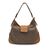 BORBONESE Borsa Hobo in Tela Col. Beige M