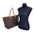 LOUIS VUITTON Borsa Shopper in Tela Col. Marrone Neverfull L