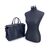 YVES SAINT LAURENT Borsa da Viaggio Vintage in Tela Col. Blu Chyc L
