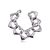 YVES SAINT LAURENT Bracciale Vintage in Metallo Col. Argento