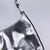 PRADA Borsa a Tracolla in Pelle Lucida Col. Argento Cleo M