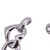 YVES SAINT LAURENT Bracciale Vintage in Metallo Col. Argento
