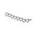 YVES SAINT LAURENT Bracciale Vintage in Metallo Col. Argento