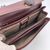 GUCCI Borsa a Mano Vintage in Pelle Col. Bordeaux Bamboo Top Handle M