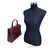 GUCCI Borsa a Mano Vintage in Pelle Col. Bordeaux Bamboo Top Handle M