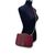 SALVATORE FERRAGAMO Borsa a Tracolla in Pelle Col. Bordeaux Vara M