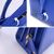 SAINT LAURENT Borsa Shopper in Pelle Col. Blu Sac de Jour M
