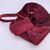 FENDI Borsa a Tracolla Vintage in Camoscio Col. Bordeaux L