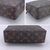 LOUIS VUITTON Pochette Vintage in Tela Col. Marrone Trousse de Toilette S