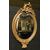 specc276 - gilded and carved mirror, 18th century, cm l 68 xh 112     