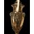 PAIR OF GILT BRONZE VASES
