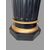 PAIR OF LACQUERED AND GILDED COLUMNS