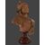 Terracotta sculpture signed "DOM.VAN DEN BOSSCHE"