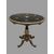 Small table with hard stone marquetry top
