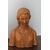 Antico busto terracotta  Liberty anni 1920 Toscana Nobildonna . h 52