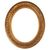Antique golden oval frame - O/6474 -
