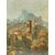 Francesco Zuccarelli (Pitigliano 1702 - Florence 1788) - River landscape with horsemen and medieval village.